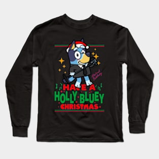 bluey christmas Long Sleeve T-Shirt